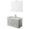 BADEZIMMER  in 90 cm  - Weiß/Grau, KONVENTIONELL, Holzwerkstoff (90cm) - Pelipal