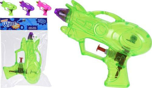 VATTENPISTOL - ljusgrön/pink, Basics, plast (15cm)