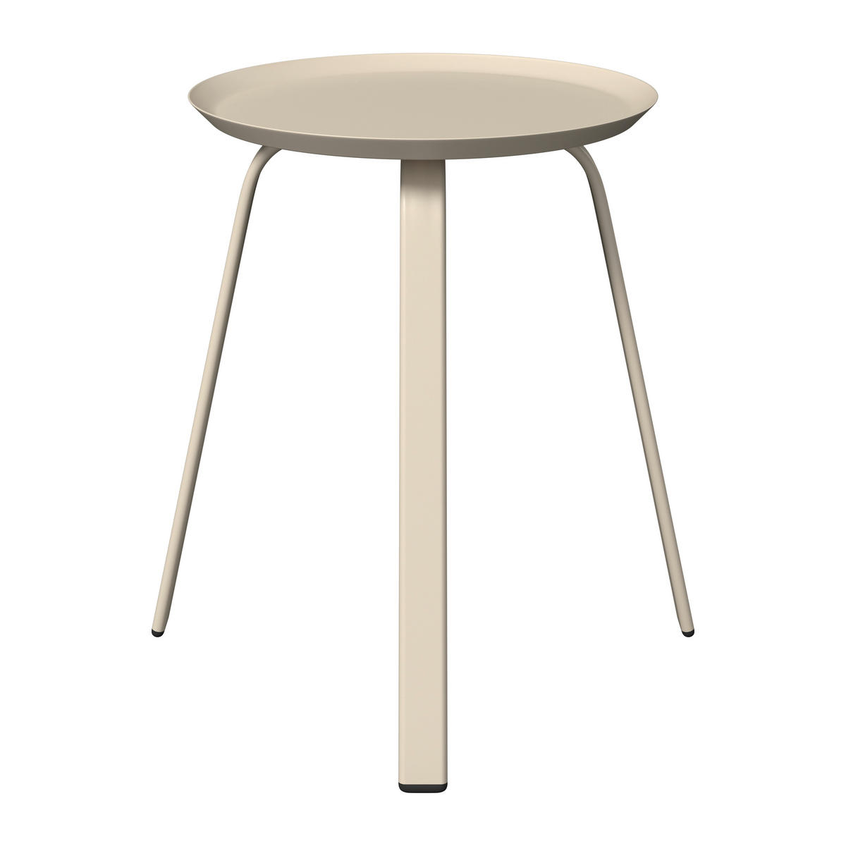BEISTELLTISCH Metall 40/40/46 cm  - Beige, Design, Metall (40/40/46cm) - Ambia Garden