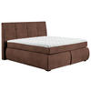 BOXSPRINGBETT 160/200 cm  in Rotbraun  - Wengefarben/Rotbraun, Konventionell, Holz/Textil (160/200cm) - Xora