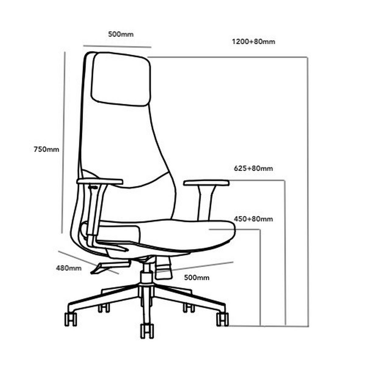 UREDSKI STOLAC    - tamno siva, Moderno, metal/plastika (60/120/55cm)