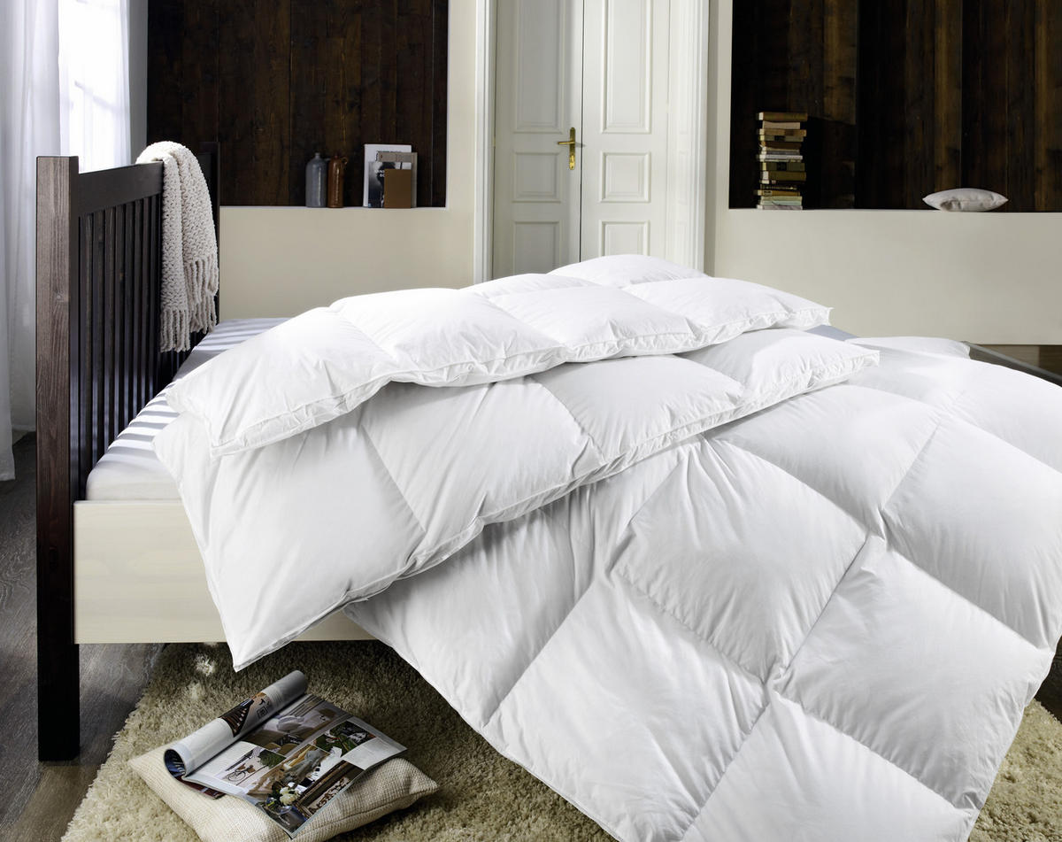 ZIMNÍ PŘIKRÝVKA, 140/200 cm, prachové peří - bílá, Basics, textil (140/200cm) - Sleeptex