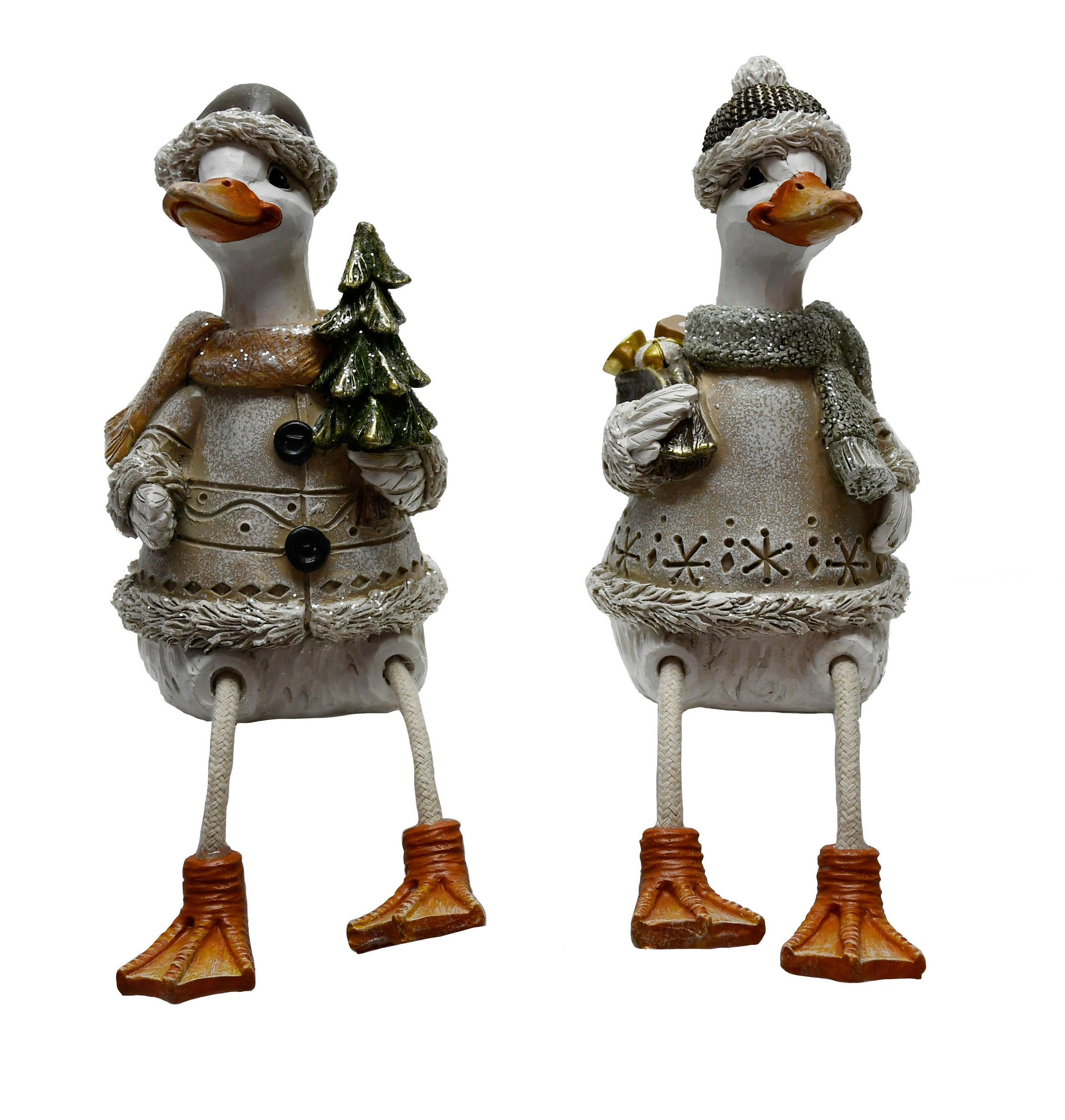 DEKOENTE - Multicolor, LIFESTYLE, Kunststoff/Textil (8/14,5/8,7cm) - X-Mas