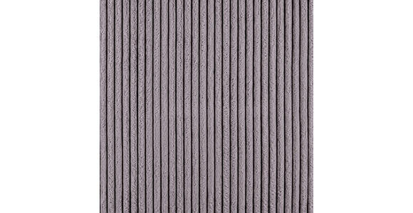 SCHLAFSESSEL Cord Grau Fußauswahl, Stoffauswahl, Liegefunktion Zierkissen  - Schwarz/Grau, Design, Textil/Metall (85/85/100cm) - Carryhome