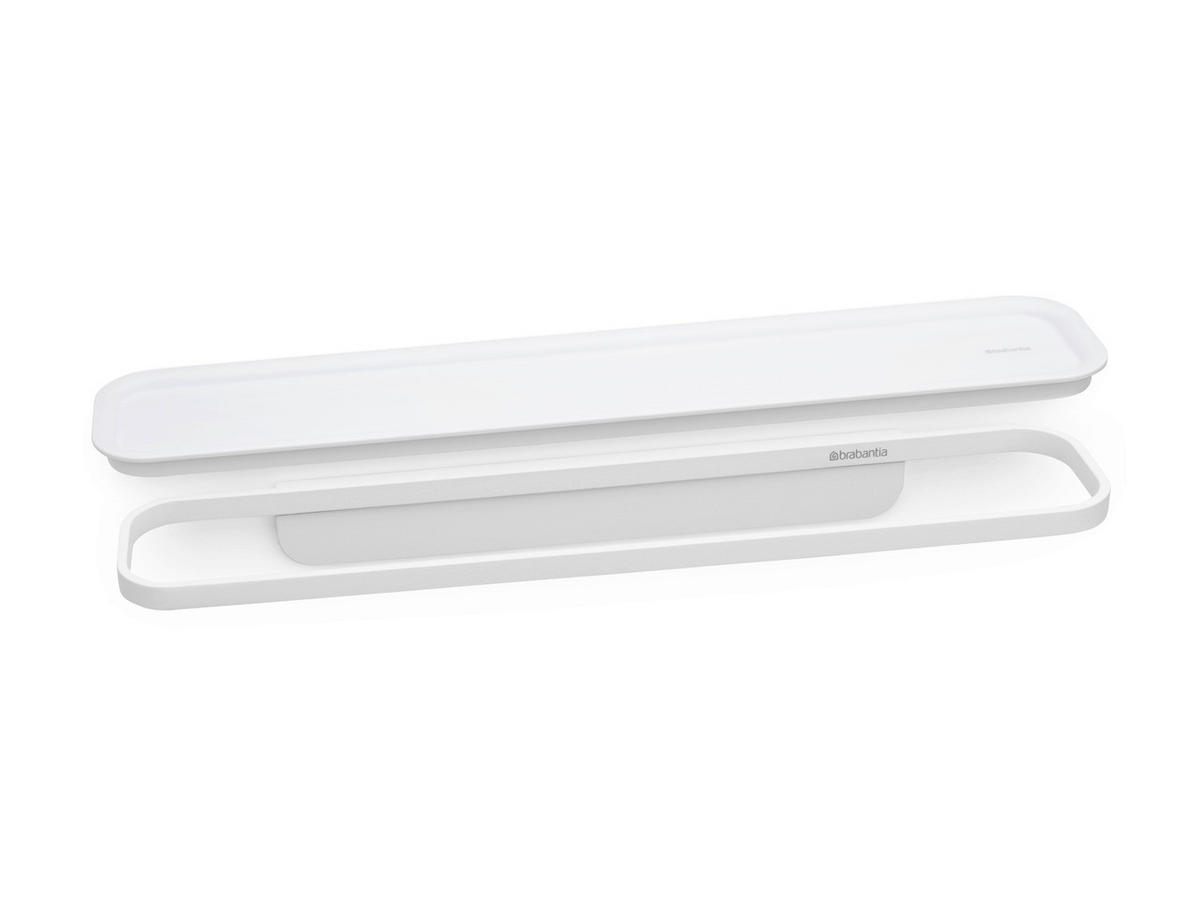 POLICA ZA KUPATILO  metal  - bela, Osnovno, metal (42.1/4.4/8.6cm) - Brabantia