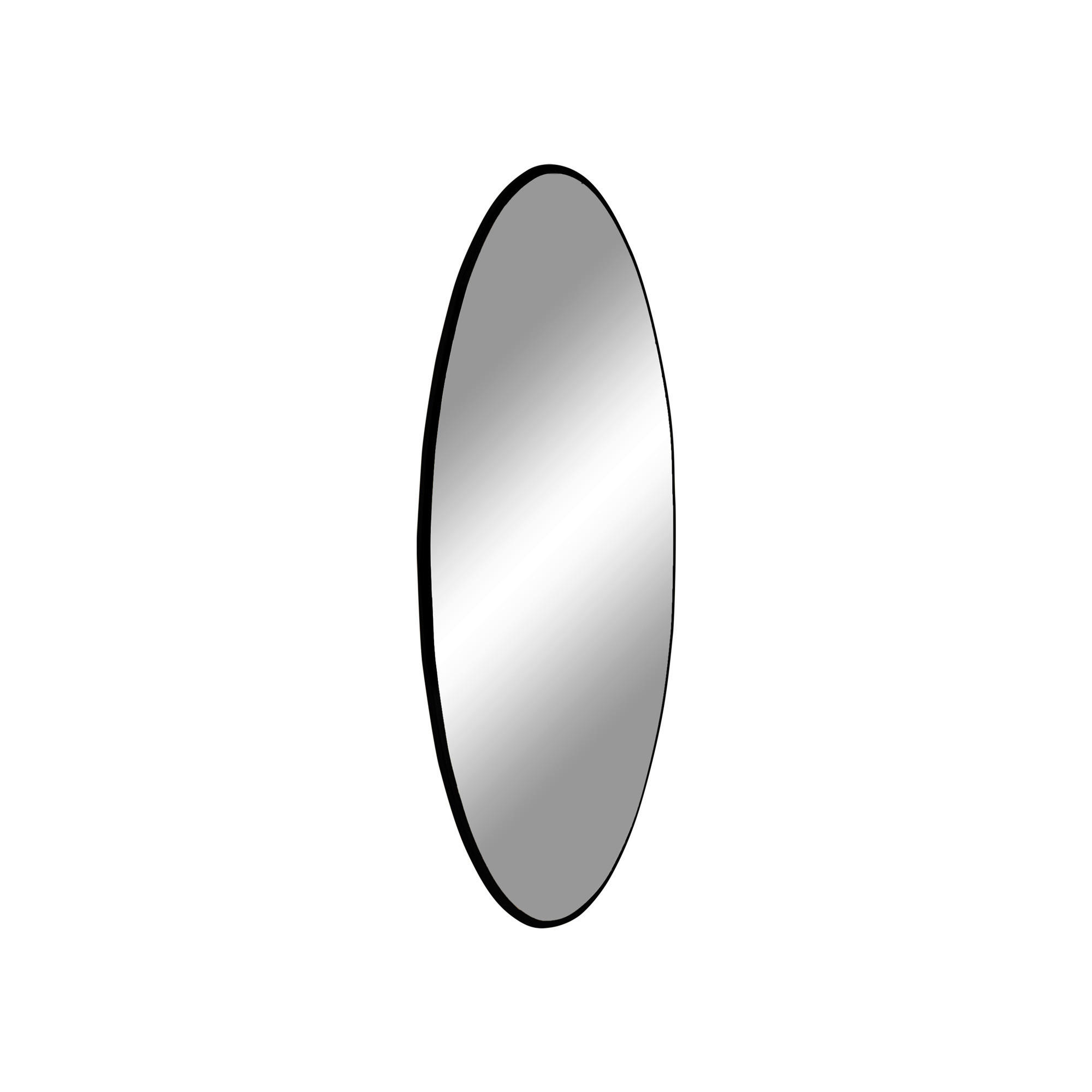 WANDSPIEGEL Schwarz  - Schwarz, Basics, Glas/Metall (60/60/0,5cm)