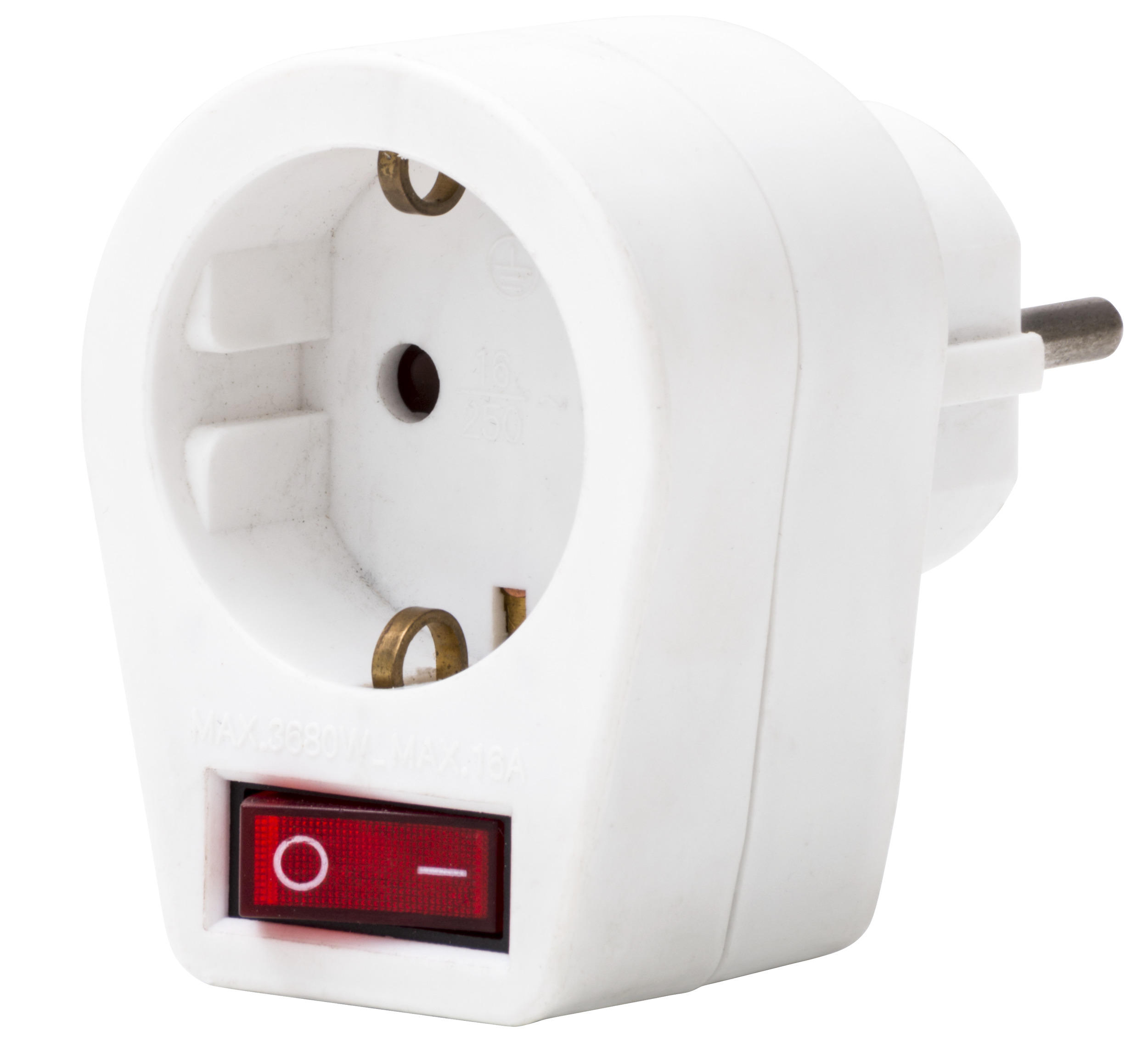 KONTAKT - vit, Basics, plast (8/6,9/5,4cm)