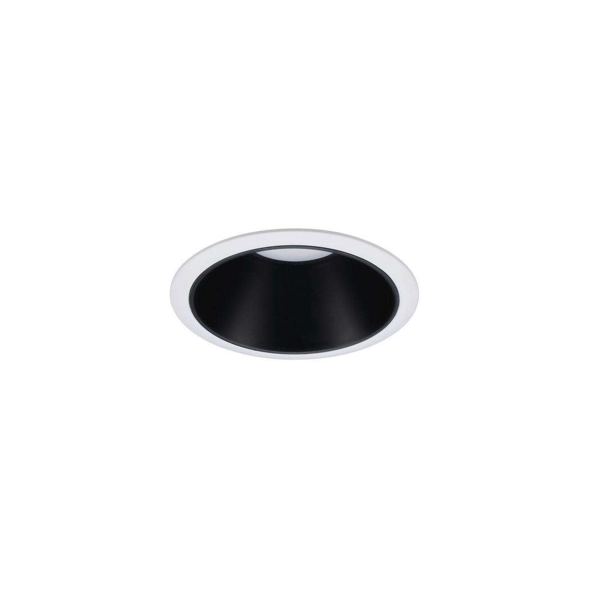 LED-EINBAUSPOT SET 8,8 cm  - Schwarz/Weiß, Basics, Kunststoff/Metall (8,8cm) - Paulmann