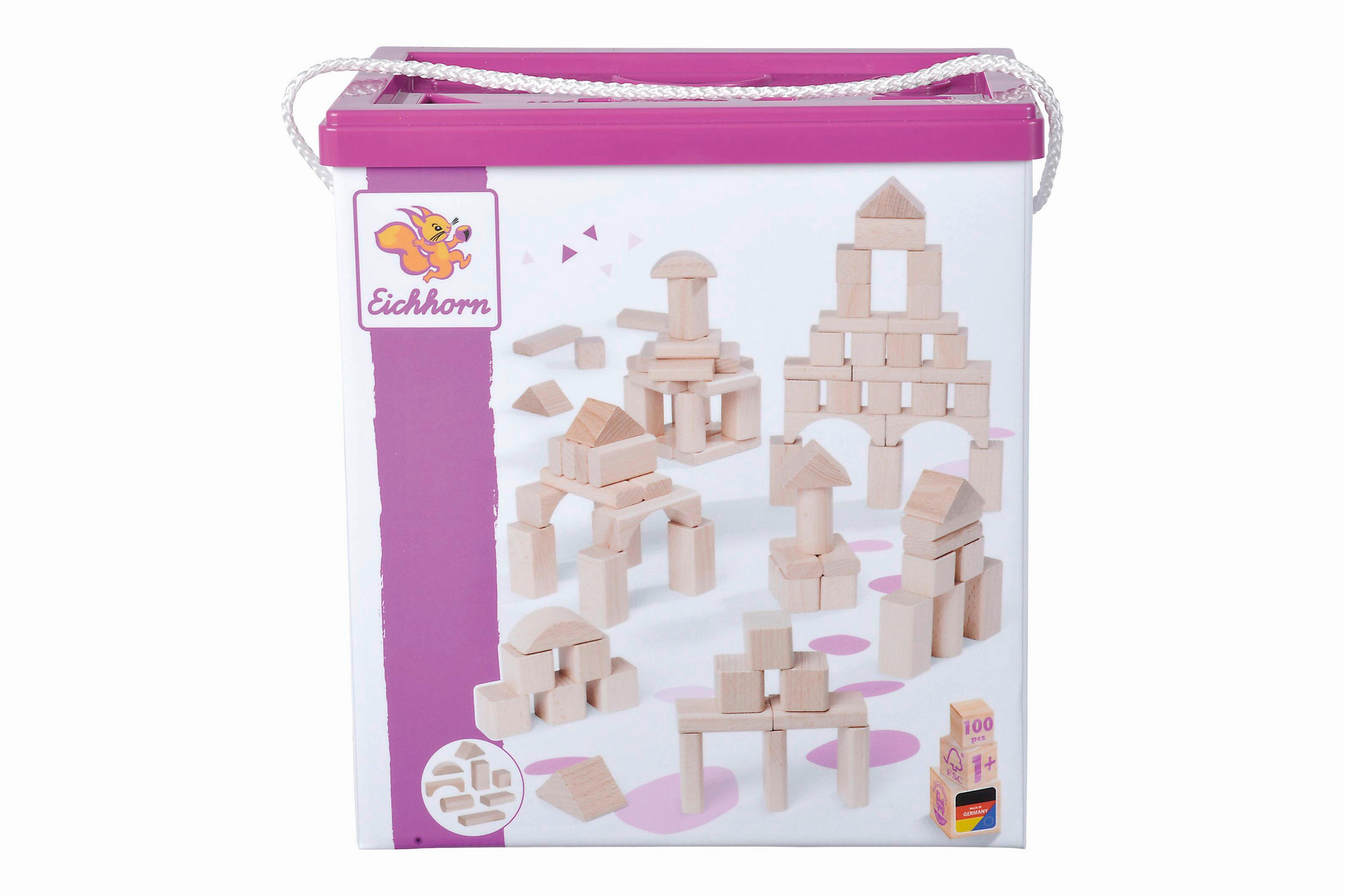 STECKBAUSTEINE - Hellbraun, Basics, Holz (25/13/27.50cm) - Eichhorn