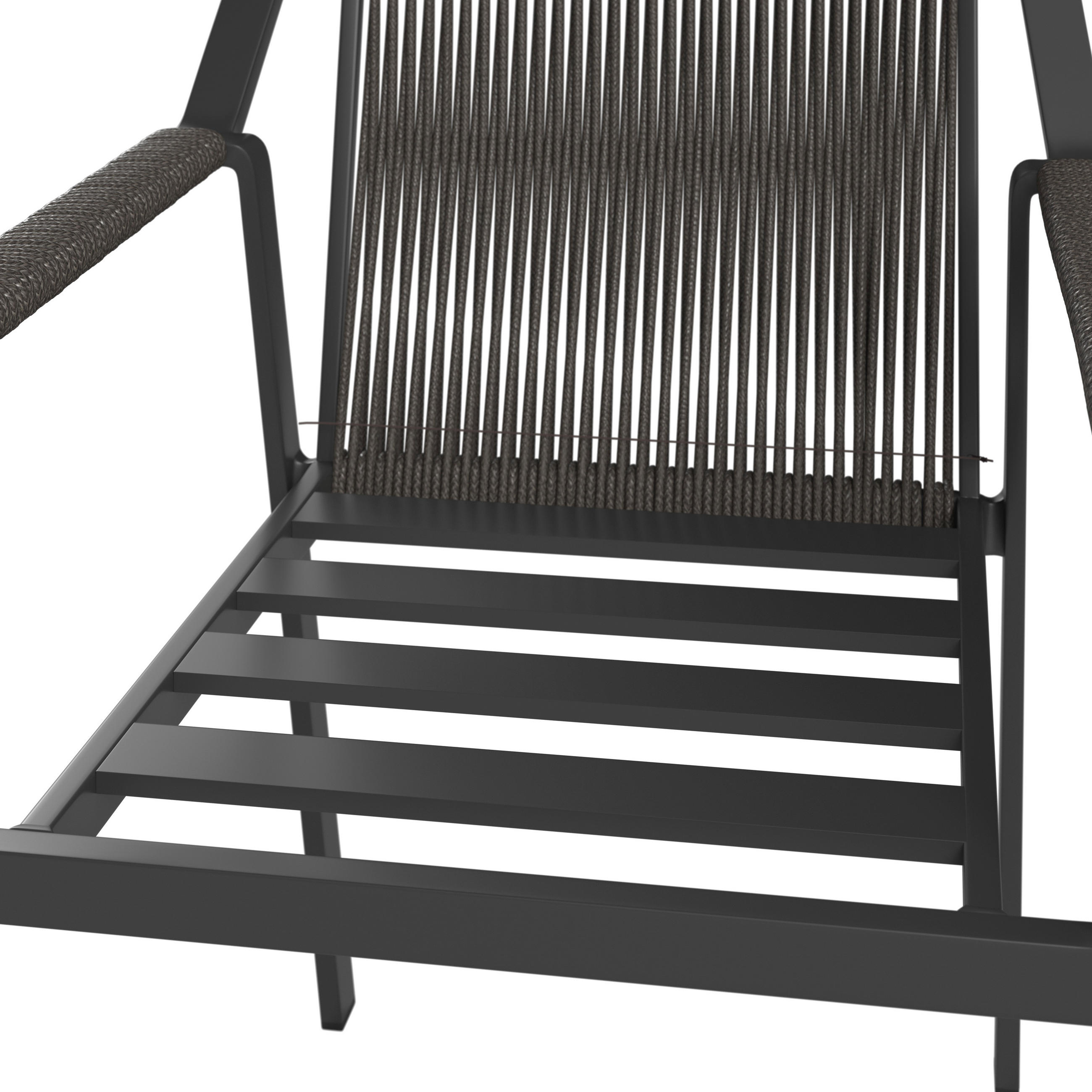 SCAUN DE STIVUIT in metal, textil antracit, gri închis  - gri închis/antracit, Design, metal/textil (57/84/71cm) - Dieter Knoll