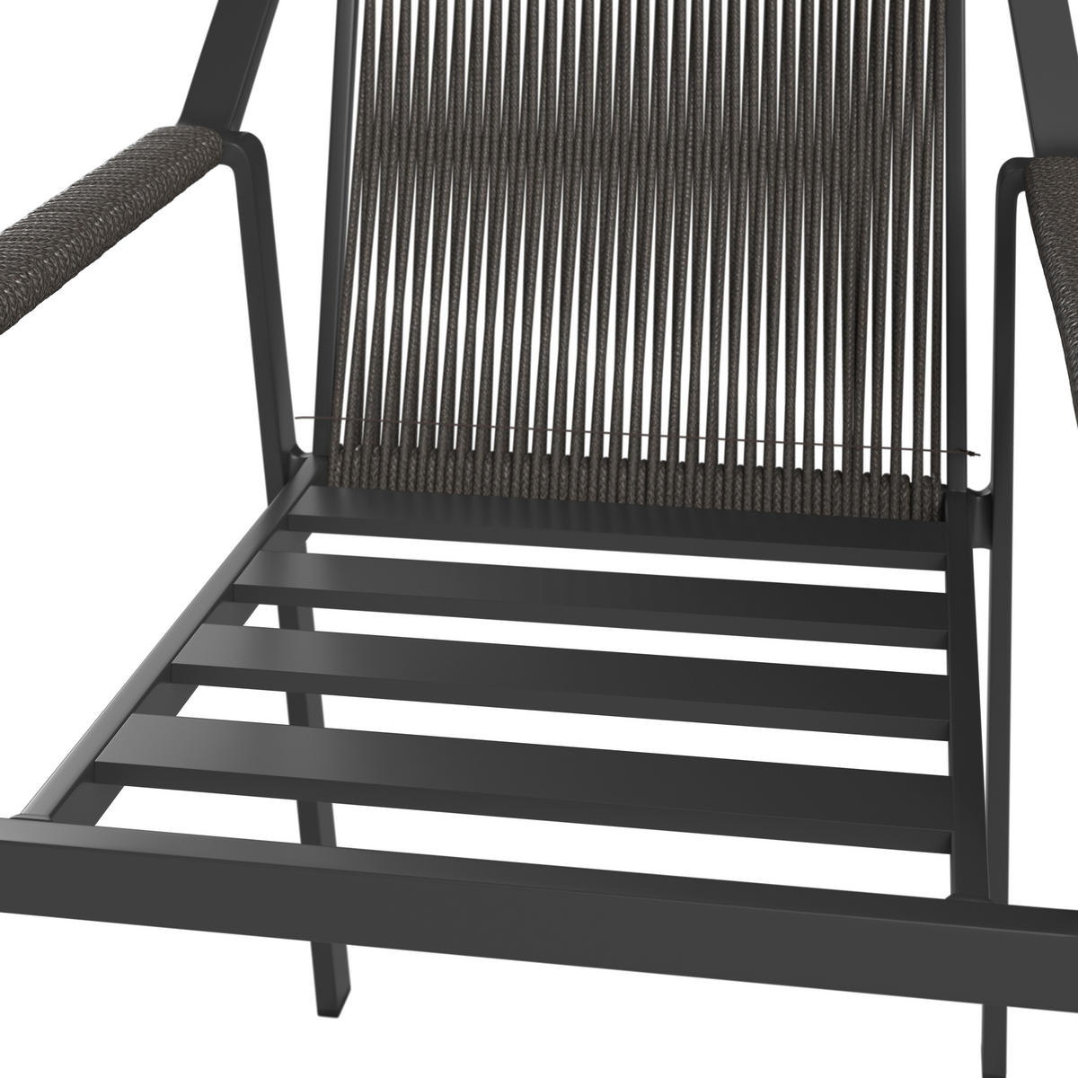 STAPELSESSEL in Metall, Textil Anthrazit, Dunkelgrau  - Dunkelgrau/Anthrazit, Design, Textil/Metall (57/84/71cm) - Dieter Knoll