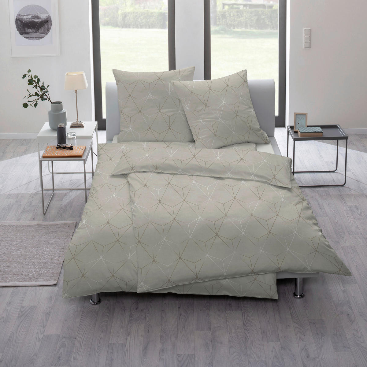 BETTWÄSCHE Atelier Flanell 135/200 cm  - Braun, Design, Textil (135/200cm) - Estella