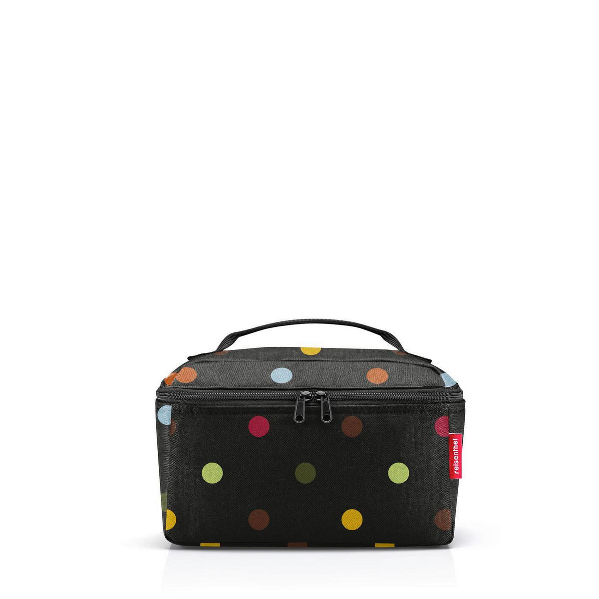 KOSMETIKTASCHE Beautycase dots  - Schwarz, Basics, Textil (27/18/17cm) - Reisenthel