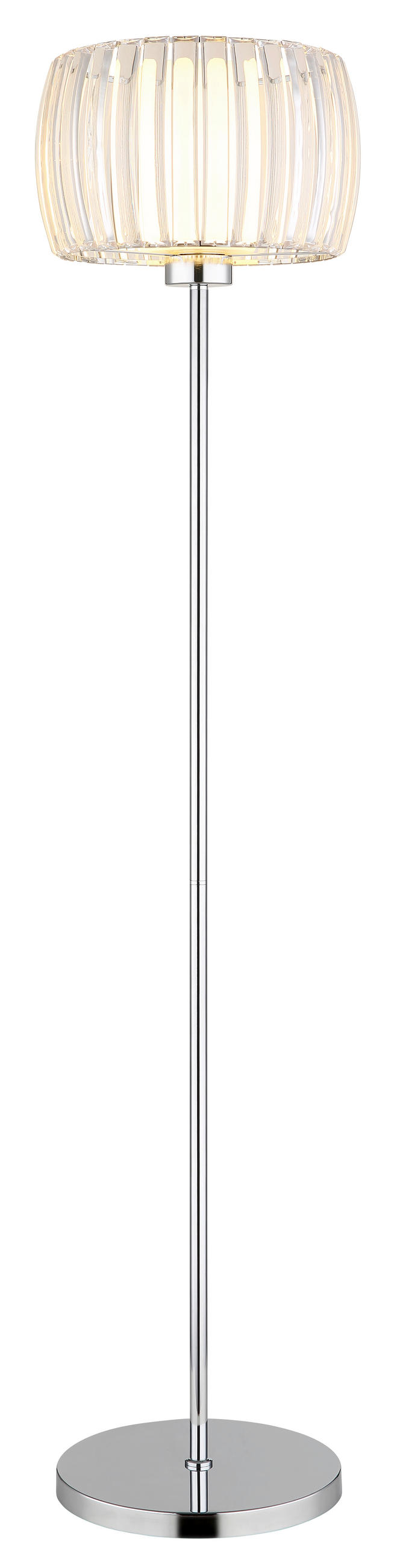 STEHLEUCHTE 32,5/150 cm    - Klar/Opal, Design, Glas/Kunststoff (32,5/150cm) - Globo