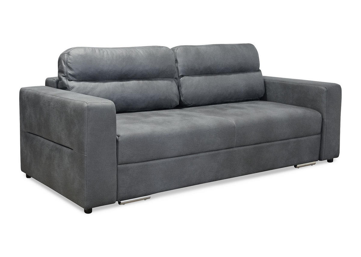 TROSJED NA RAZVLAČENJE drvo, drvni materijal  tamno siva    - tamno siva/antracit, Moderno, drvni materijal/drvo (230/100/68cm) - Hom`in