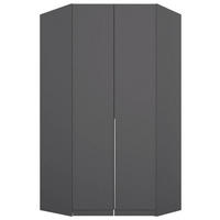 SAROK RUHÁSSZEKRÉNY - alumínium színű/szürke, Modern, faalapú anyag (117/229/117cm) - Rauch Möbel