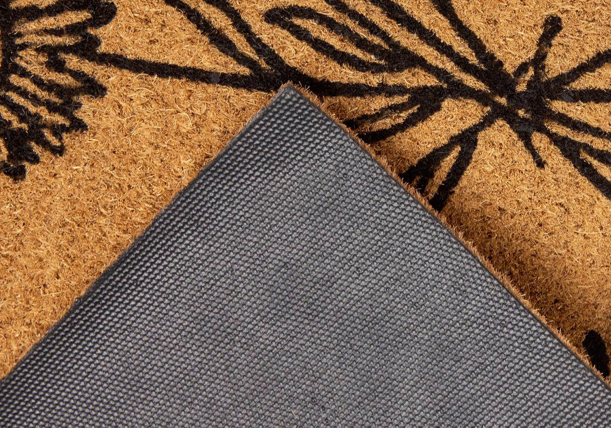 KOKOSMATTE  45/75 cm  Schwarz, Hellbraun  - Hellbraun/Schwarz, Basics, Naturmaterialien/Kunststoff (45/75cm) - Hanse Home