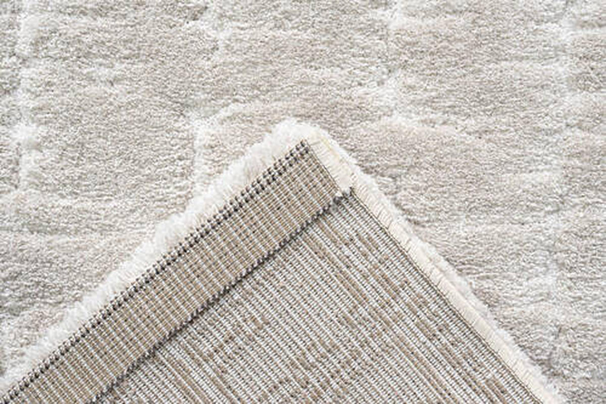 WEBTEPPICH 133/195 cm Masai Creme, Weiß  - Creme/Weiß, KONVENTIONELL, Kunststoff/Textil (133/195cm) - Novel