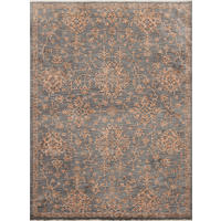 VINTAGE KOBEREC, 160/225 cm antracitová, tmavě šedá, měděné barvy - měděné barvy/tmavě šedá, Lifestyle, textil (160/225cm) - Novel