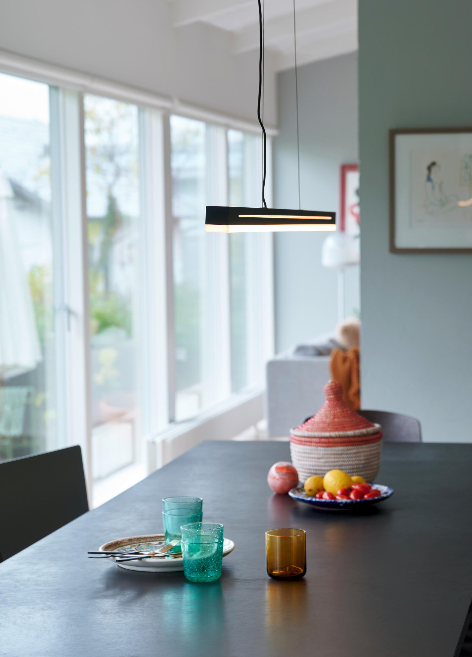 HÄNGELEUCHTE 115/3,2/4,2 cm  - Schwarz, Design, Metall (115/3,2/4,2cm) - Nordlux