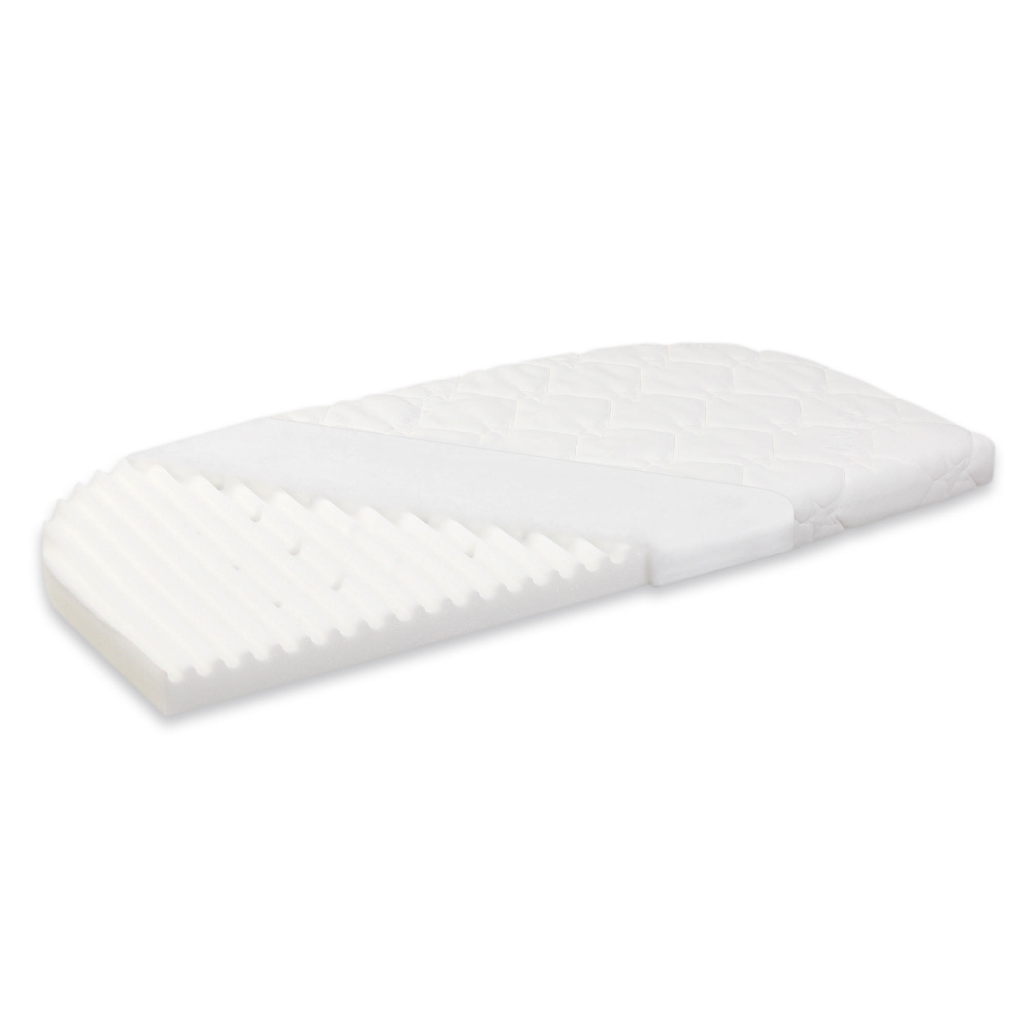 BEISTELLBETTMATRATZE Babybay Comfort  105/57,5 cm    - Weiß, Basics, Textil (105/57,5cm) - Babybay