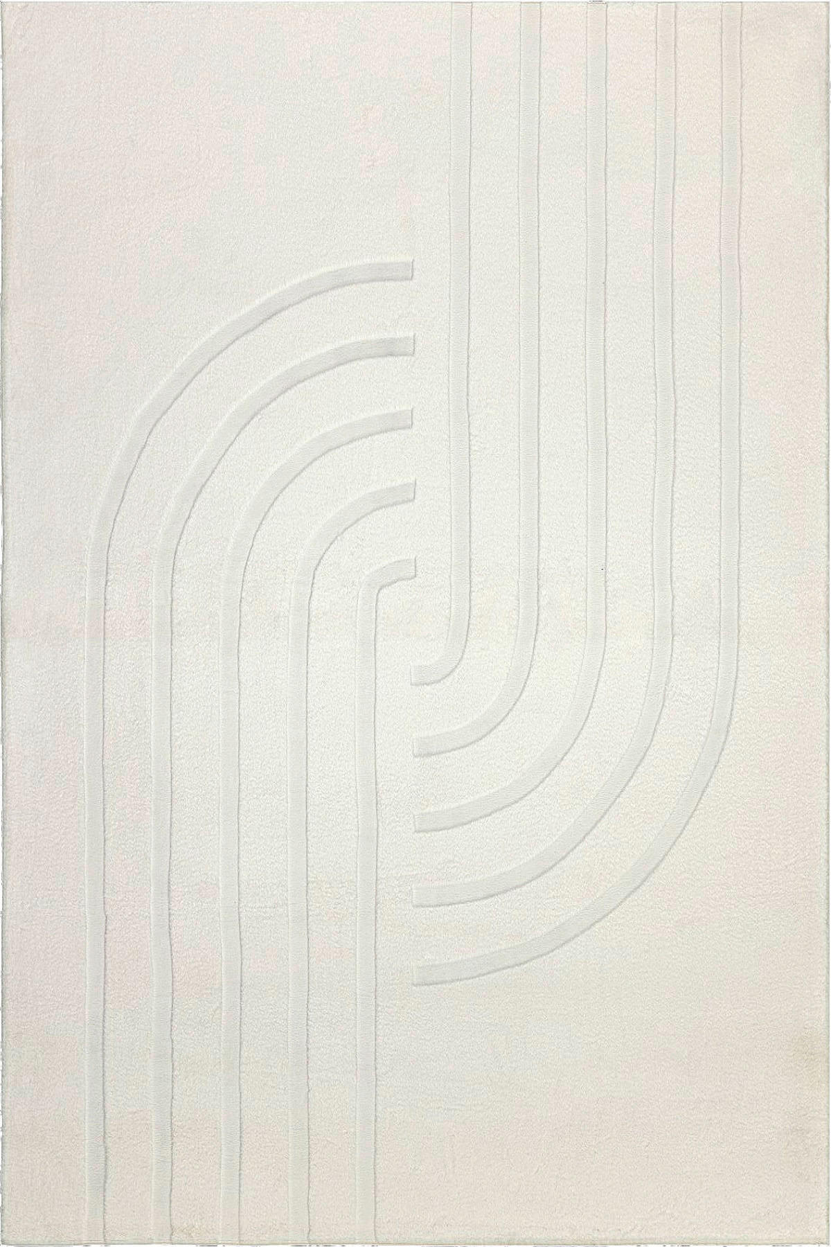 FLACHWEBETEPPICH Wohnzimmer 80/150 cm My Zen Deluxe Creme rechteckig  - Creme, Basics, Textil (80/150cm) - Obsession