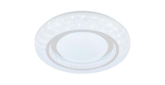 LED-DECKENLEUCHTE 38/7 cm - Chromfarben/Weiß, Trend, Kunststoff/Metall (38/7cm) - Novel