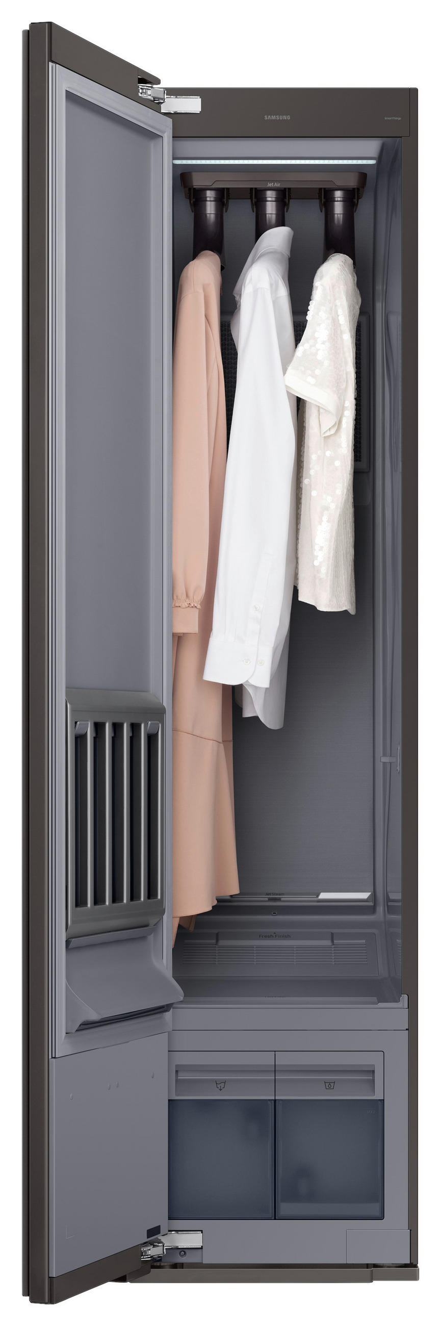 SELBSTREINIGUNGSSYSTEM - Schwarz/Dunkelblau, Basics, Karton/Kunststoff (44,5/185/63,2cm) - Samsung