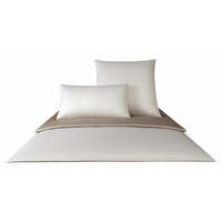 OBOJSTRANNÁ POSTEĽNÁ BIELIZEŇ, makosatén, béžová, farba lieskového orecha, 200/200 cm - farba lieskového orecha/béžová, Basics, textil (200/200cm) - Joop!