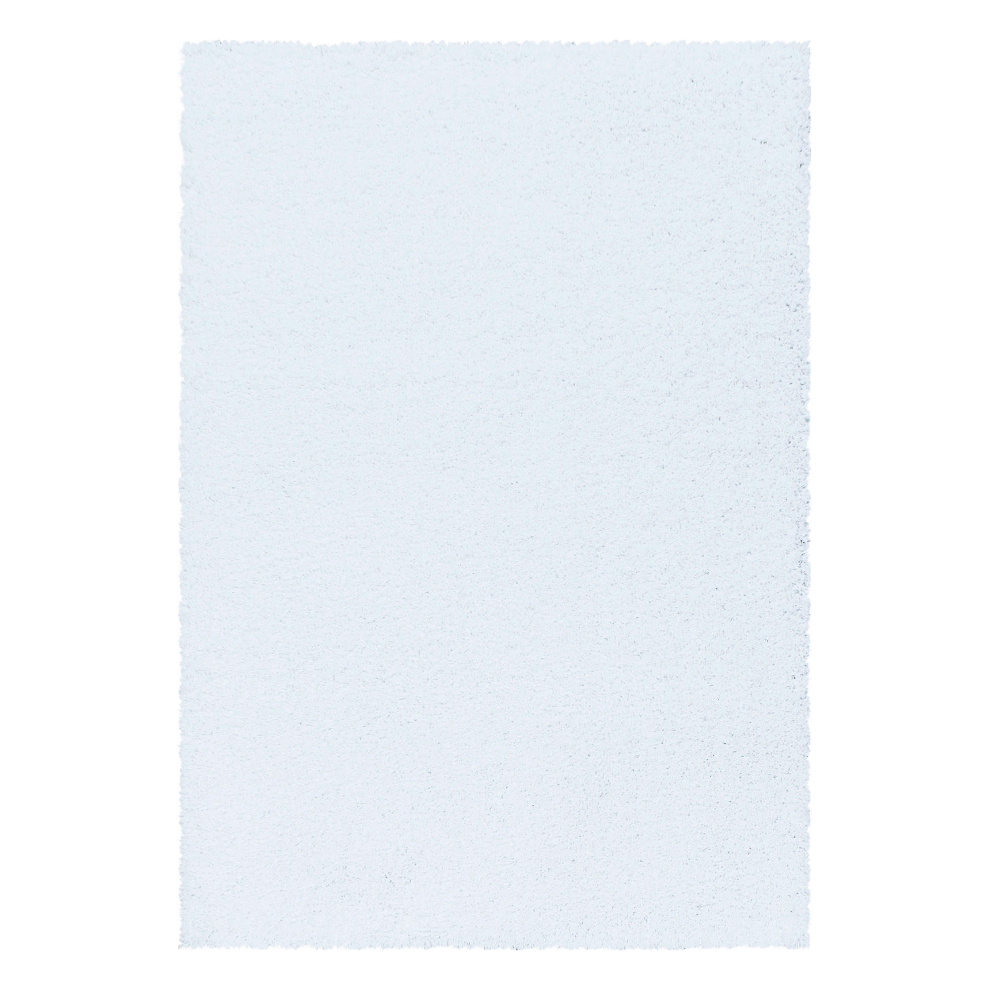 Hochflor Teppich Weiß Sydney 240x340 Cm