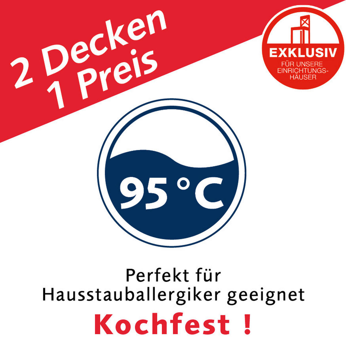 BETTENSET - Weiß, Basics (135/200cm) - Billerbeck