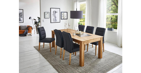ESSTISCH Eichefarben rechteckig ausziehbar - Eichefarben, KONVENTIONELL, Holz (160-260/100/76cm) - Linea Natura
