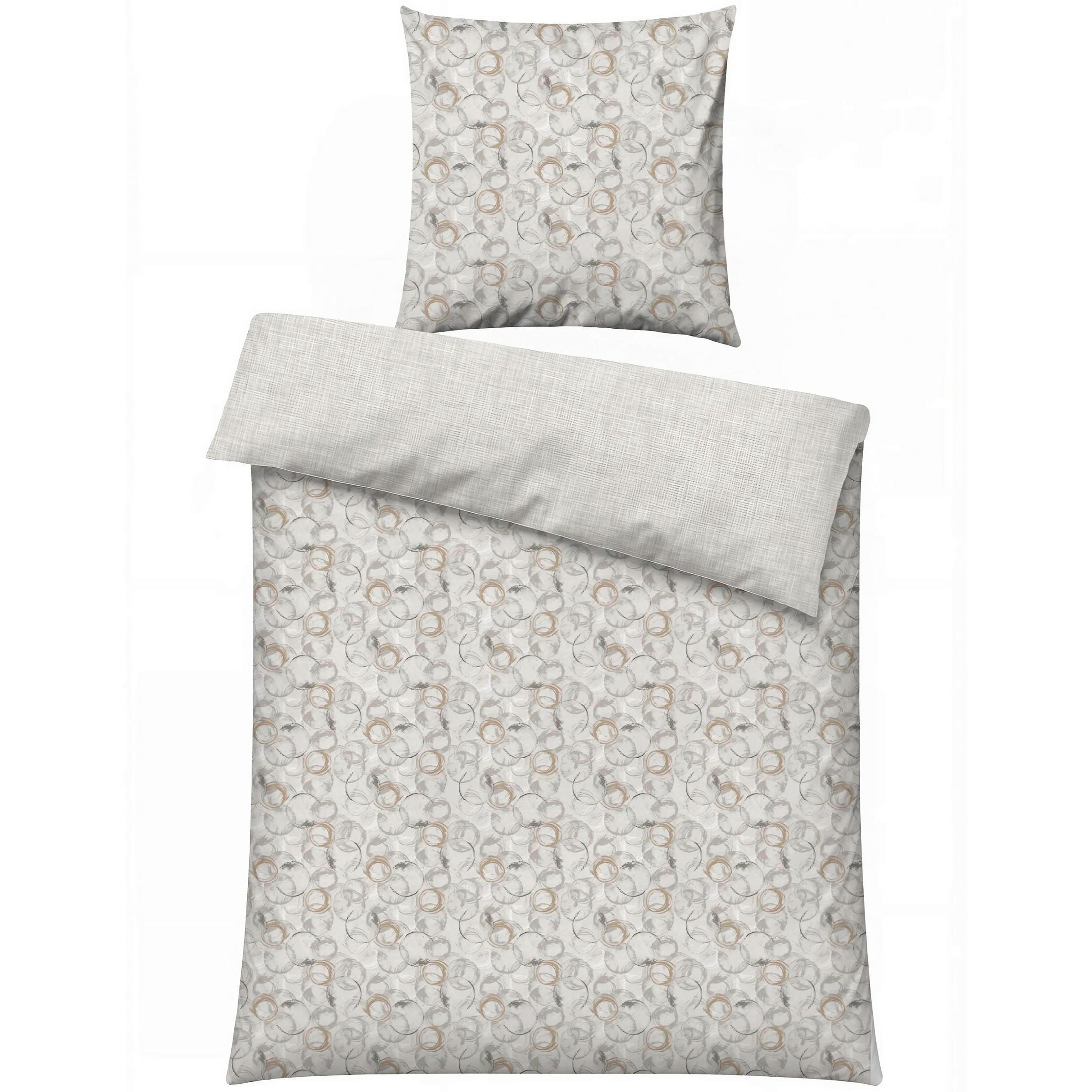 BETTWÄSCHE 135/200 cm  - Beige, Basics, Textil (135/200cm)