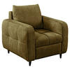 COCKTAILSESSEL Flachgewebe Olivgrün    - Schwarz/Olivgrün, Design, Holz/Textil (90/88/91cm) - Lomoco