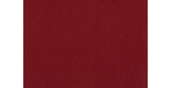 3-SITZER-SOFA in Echtleder Rot - Rot/Alufarben, Design, Leder/Metall (190/82/99cm) - Dieter Knoll
