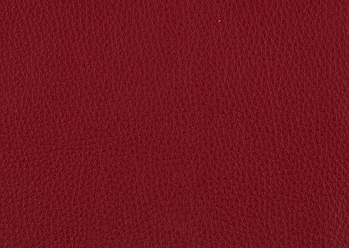 2,5-SITZER in Echtleder Rot  - Rot/Alufarben, Design, Leder/Metall (164cm) - Dieter Knoll