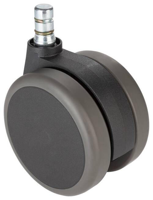 DREHSTUHLROLLE - Schwarz/Grau, Basics, Kunststoff/Metall (5,2/8,3/7,5cm) - MID.YOU