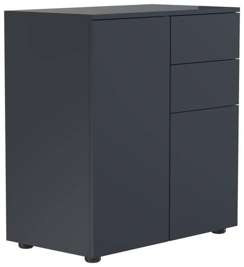 KOMMODE 70/77/39 cm  in Anthrazit  - Anthrazit, MODERN, Holzwerkstoff/Kunststoff (70/77/39cm) - MID.YOU