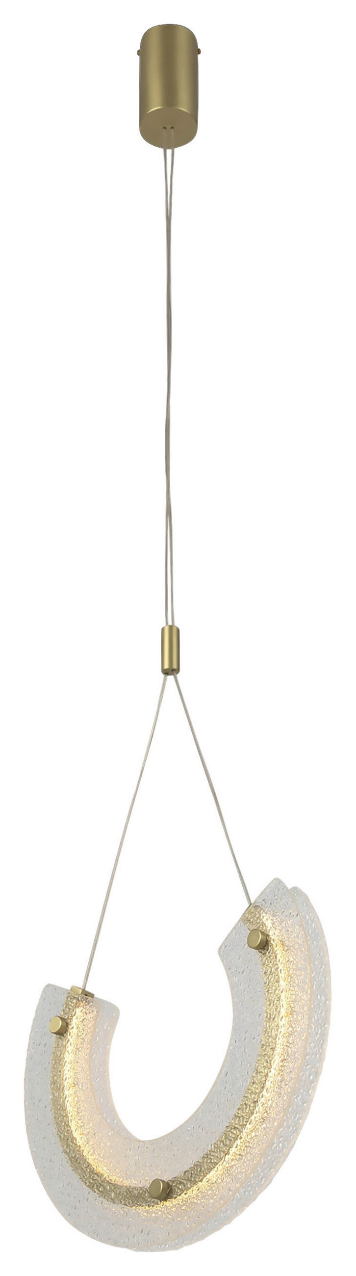 PENDELLEUCHTE 6/36/32 cm  - Goldfarben, Basics, Glas/Metall (6/36/32cm) - MAYTONI