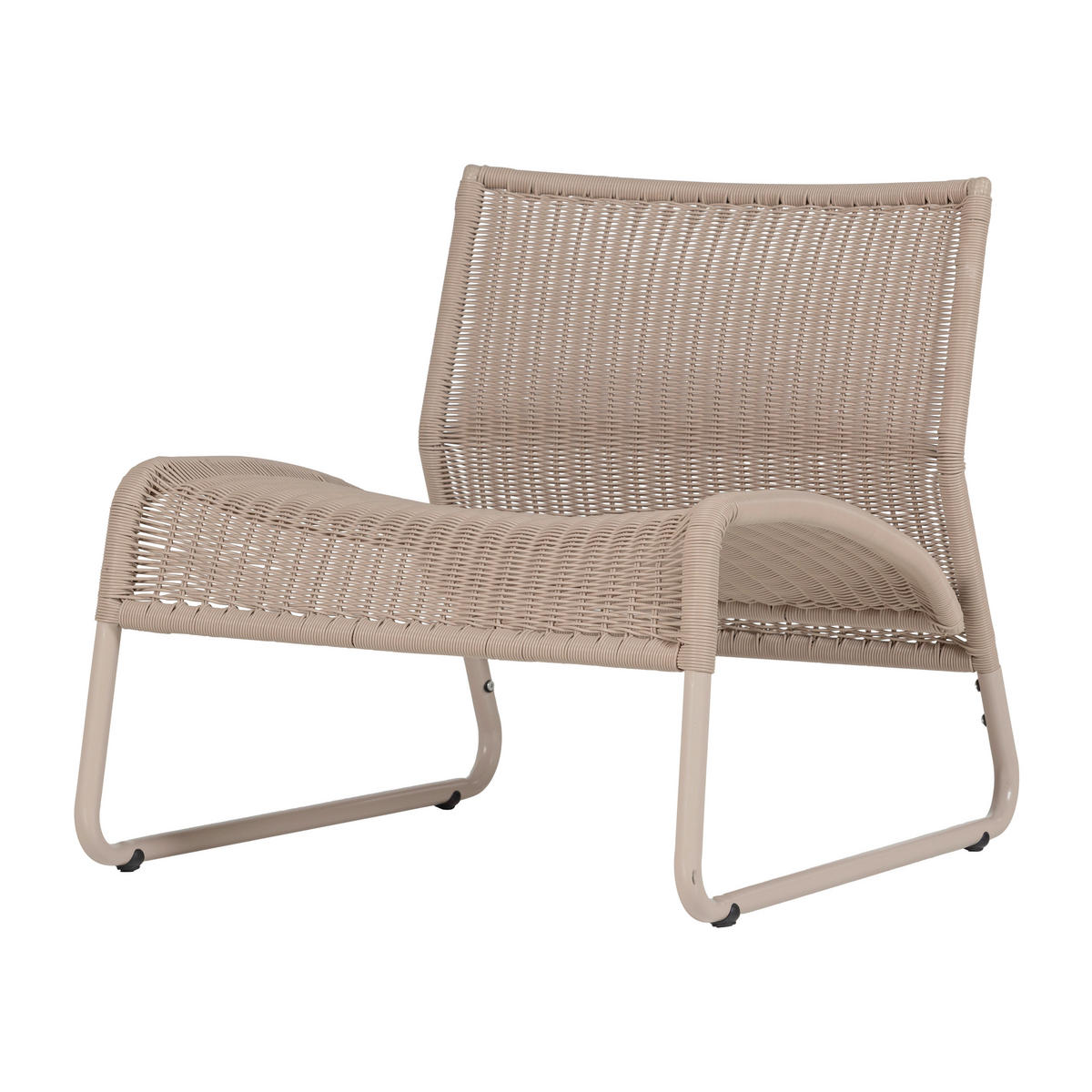GARTENSESSEL Metall, Kunststoff Sandfarben  - Sandfarben, MODERN, Kunststoff/Metall (78/67/69cm) - Livetastic