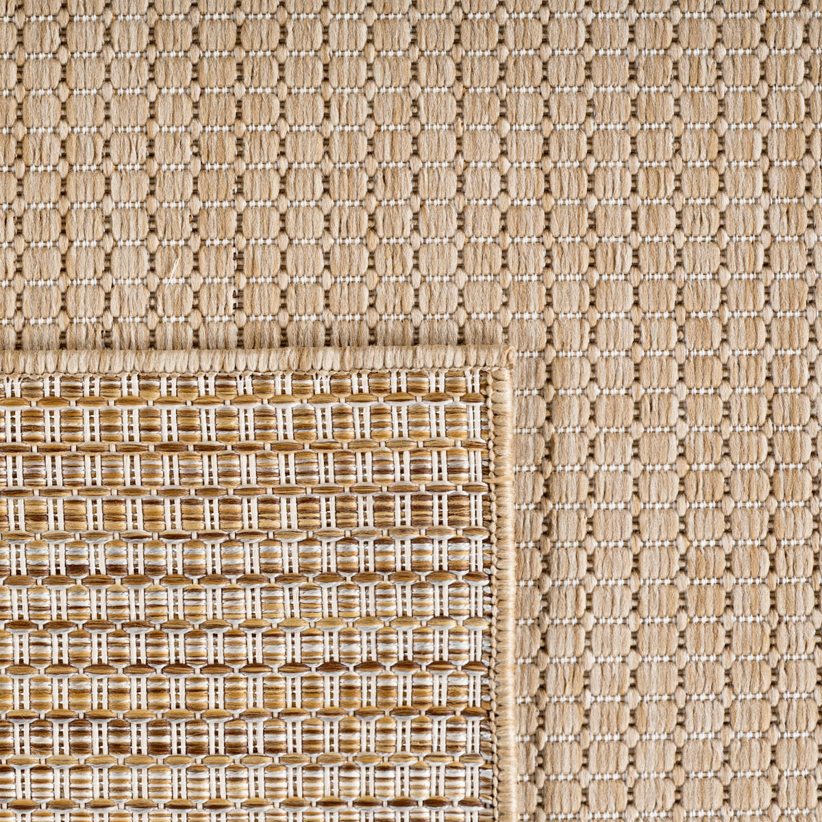 OUTDOORTEPPICH für Terrasse und Balkon 80/150 cm MIRA Beige  - Beige, Design, Textil (80/150cm) - Ayyildiz 