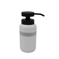 DÁVKOVAČ MÝDLA černá, bílá - bílá/černá, Basics, plast (7/16/7cm) - Sadena