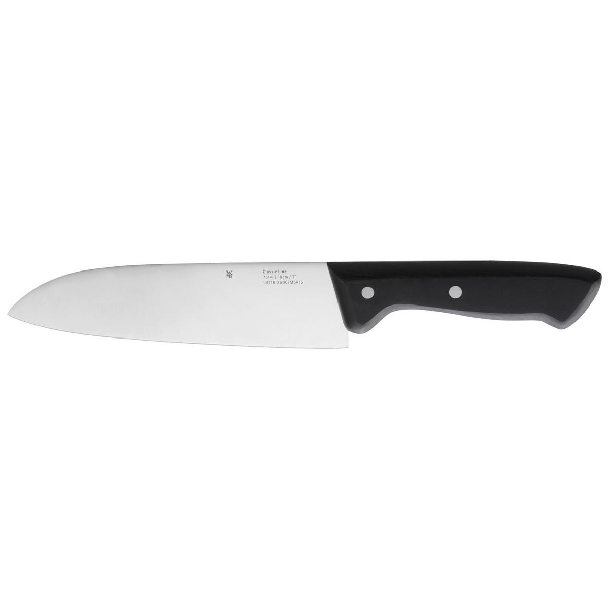 SANTOKUMESSER - Edelstahlfarben/Schwarz, Basics, Kunststoff/Metall (31,5cm) - WMF