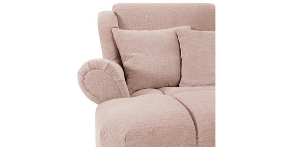 XXL-SESSEL Flachgewebe Rosa - Schwarz/Rosa, KONVENTIONELL, Holz/Textil (125/100/140cm) - Carryhome