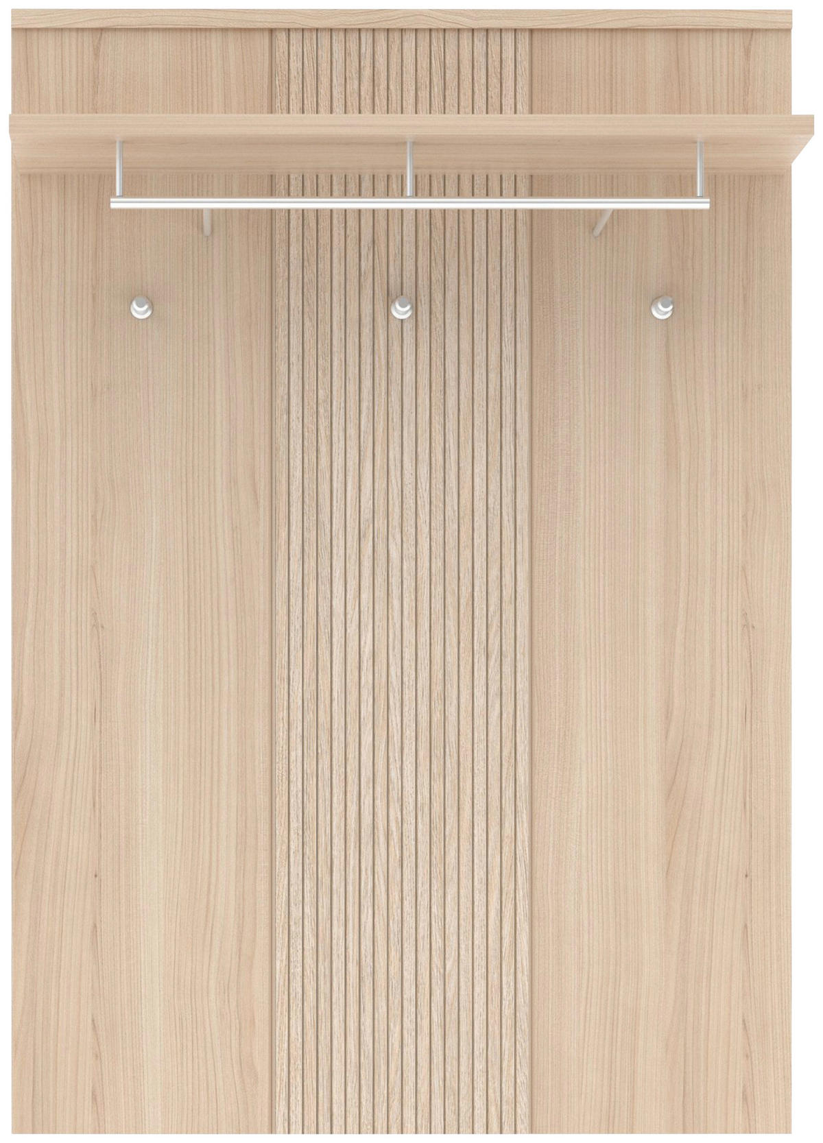 GARDEROBENPANEEL  in 90/130/30 cm  - Eichefarben, Design, Holzwerkstoff (90/130/30cm) - Stylife