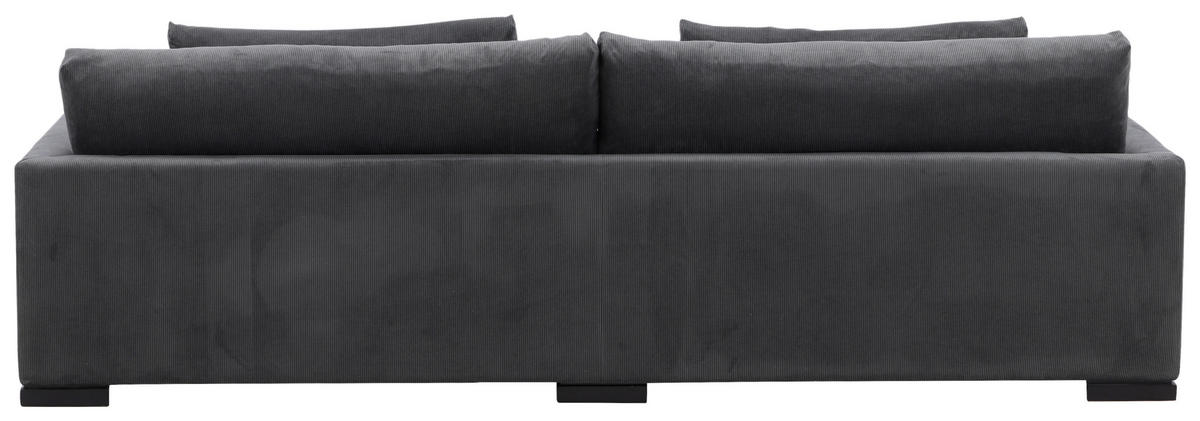 3-SITS SOFFA i mörkgrå  - mörkgrå, Design, trä/textil (270/82/105cm) - Livetastic