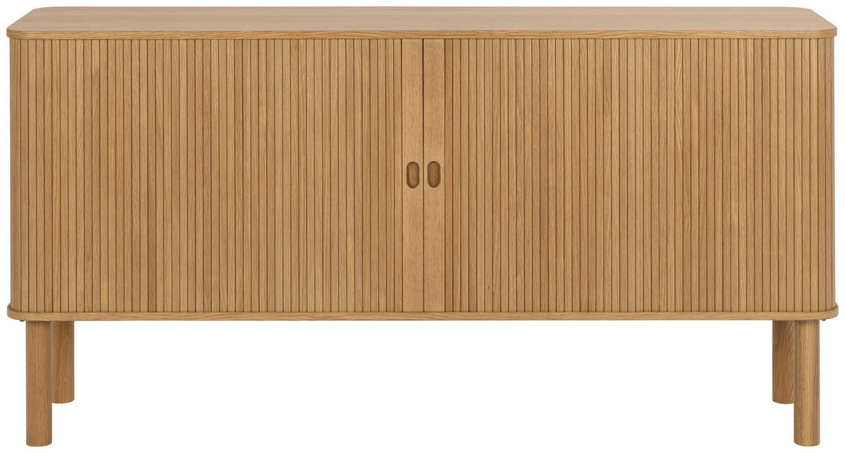 KOMODA, barve hrasta  - barve hrasta, Trend, leseni material (160/80/40cm) - MID.YOU