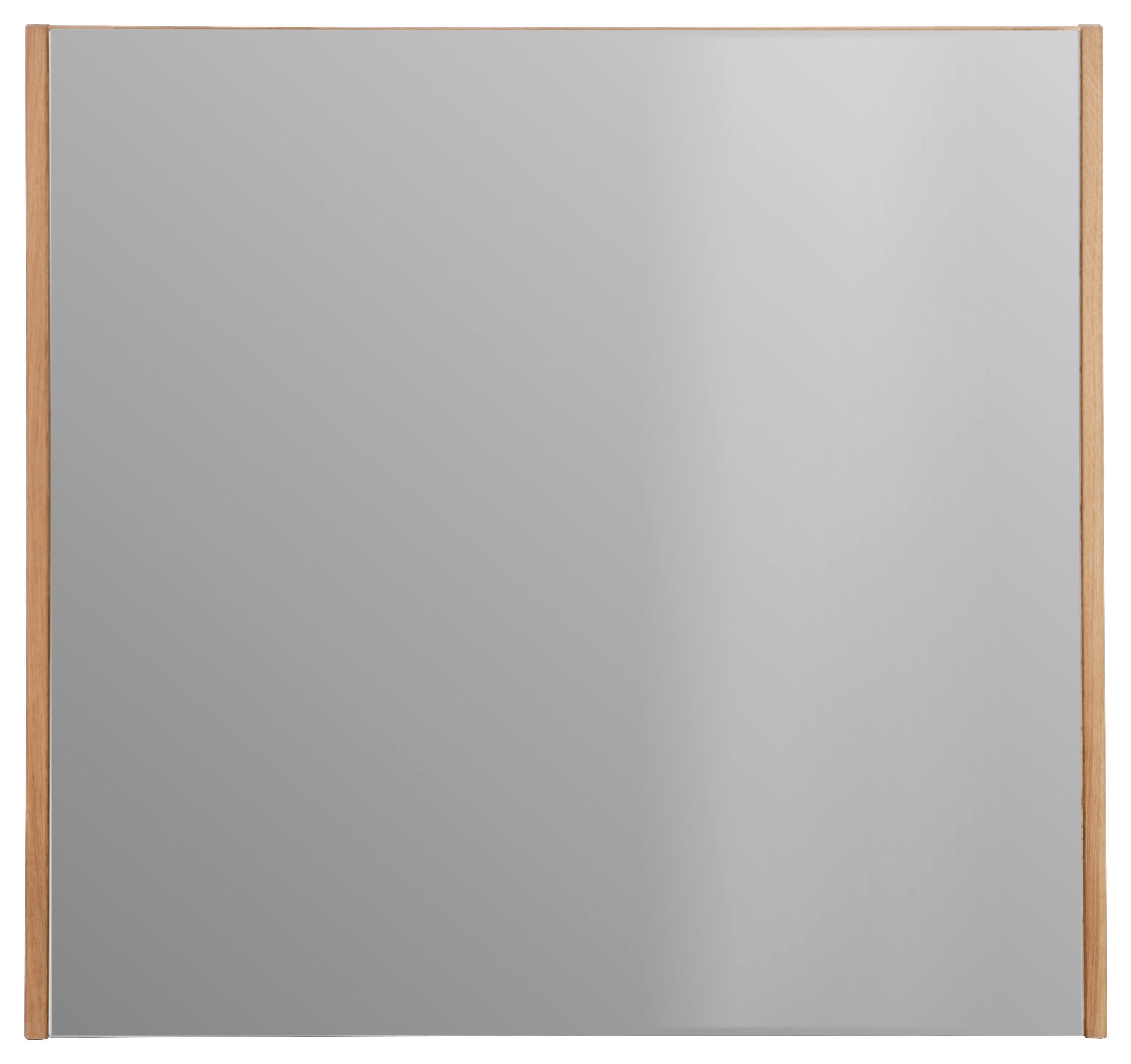 WANDSPIEGEL 80/75/2,5 cm    in rechteckig  - Eichefarben, Design, Glas/Holz (80/75/2,5cm) - Linea Natura