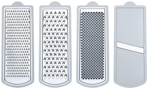 GEMÜSEHOBEL - Alufarben/Weiß, Basics, Kunststoff/Metall (26/10/9cm) - Kelomat
