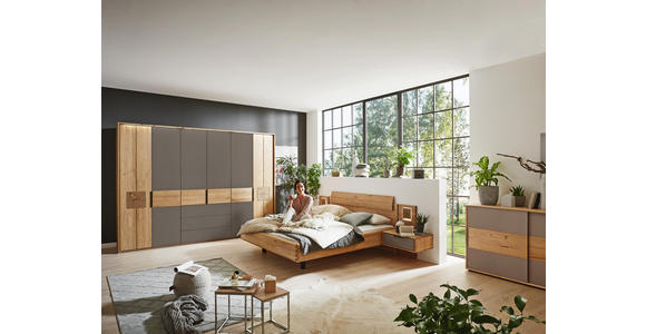 BETTANLAGE 180/200 cm in Eichefarben - Eichefarben, Natur, Holz (180/200cm) - Valnatura